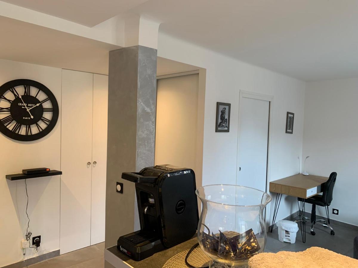 Grand Studio Tres Agreable Avec Bar, Cuisine Et Terrasse Cagnes-sur-Mer Exteriör bild